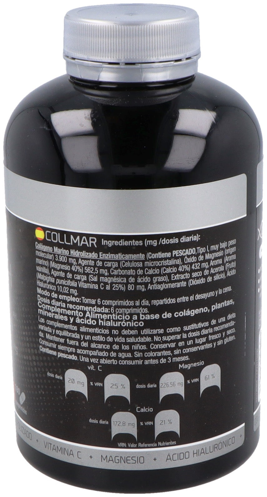 Collmar Marine Collagen + Magnesium + Hyaluronic Acid – 180 Chewable Tablets